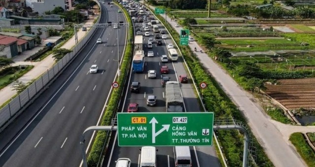 Xe tải đi vào làn 1 trên cao tốc Pháp Vân - Cầu Giẽ, Hà Nội - Hải Phòng sẽ bị phạt từ 9/9